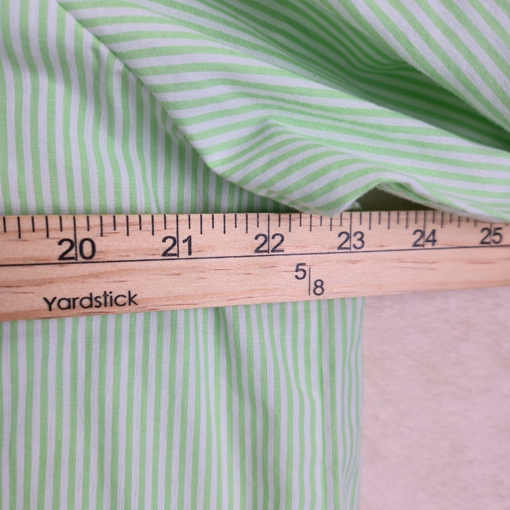 Breckenridge Woman Short Sleeve Button Shirt 1X‎ Cottagecore Stripes Embroidered - Picture 5 of 8